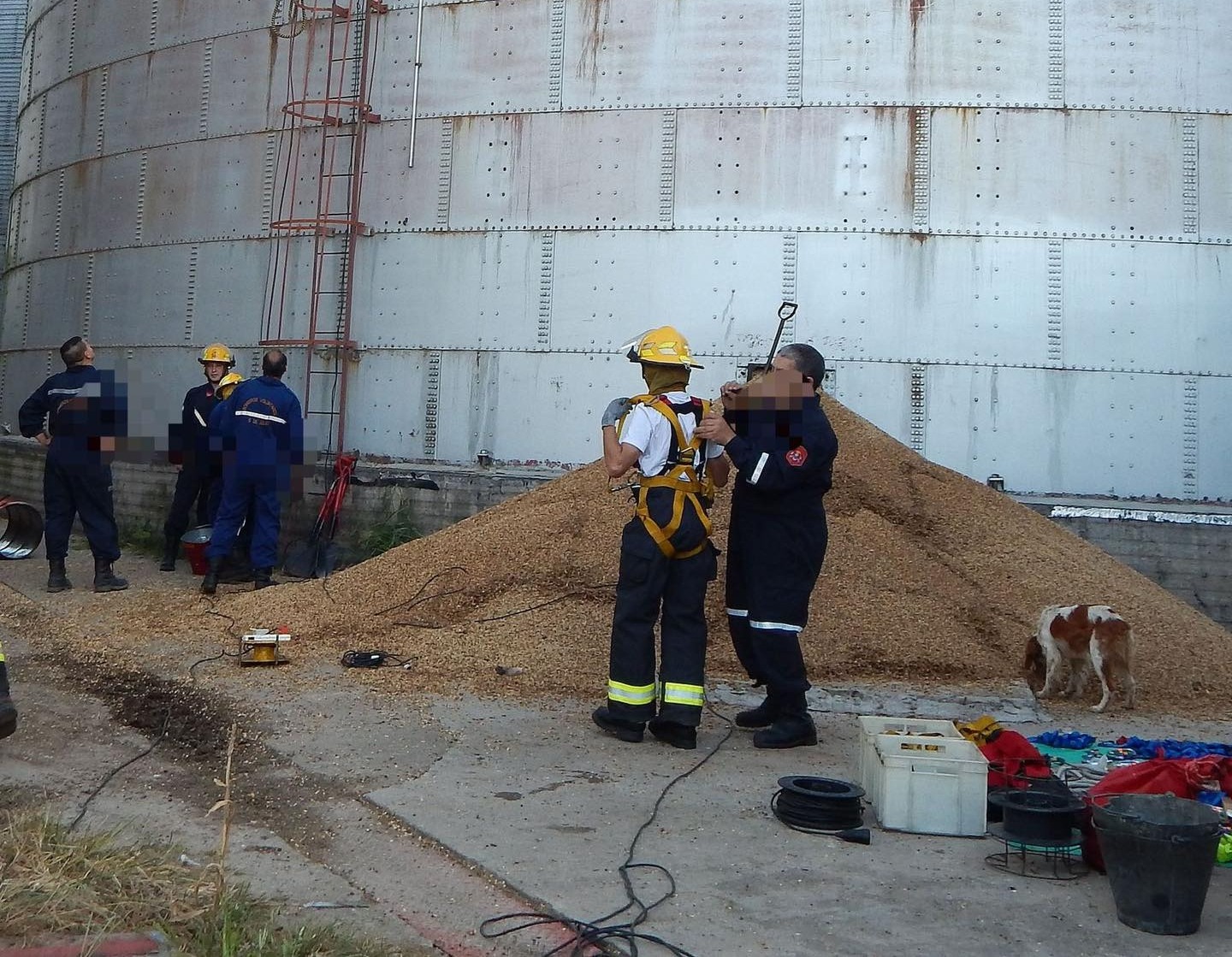 Tragedia en un silo de Mariano Benítez: un operario murió tras un accidente laboral