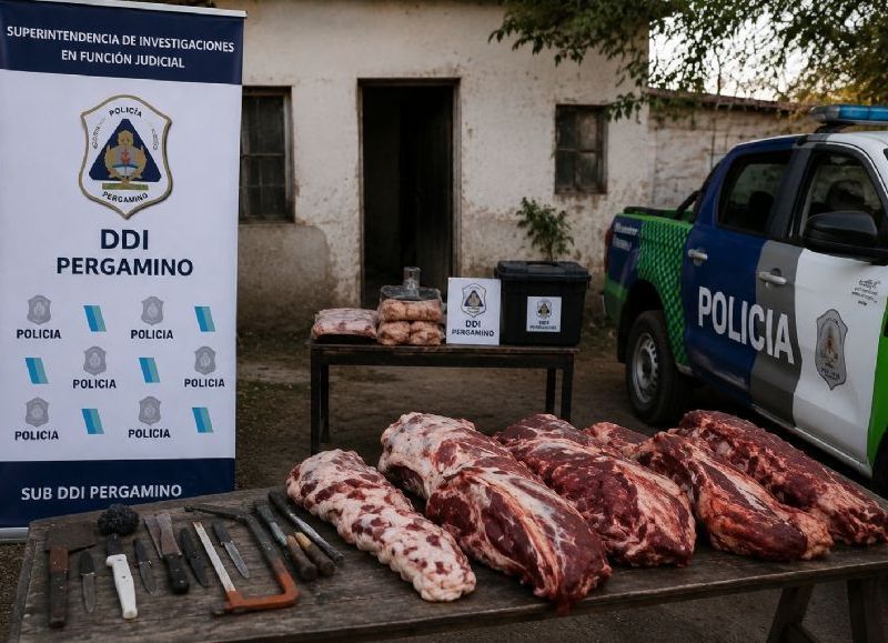 Abigeato: cayó un sospechoso por el robo y faena de un caballo